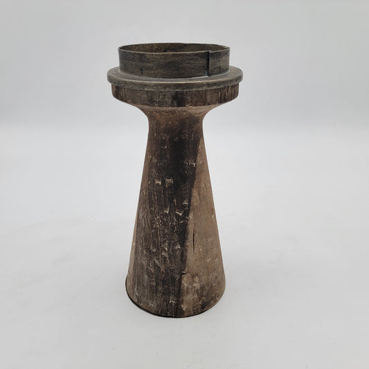 Rustic Wood Candle Holder