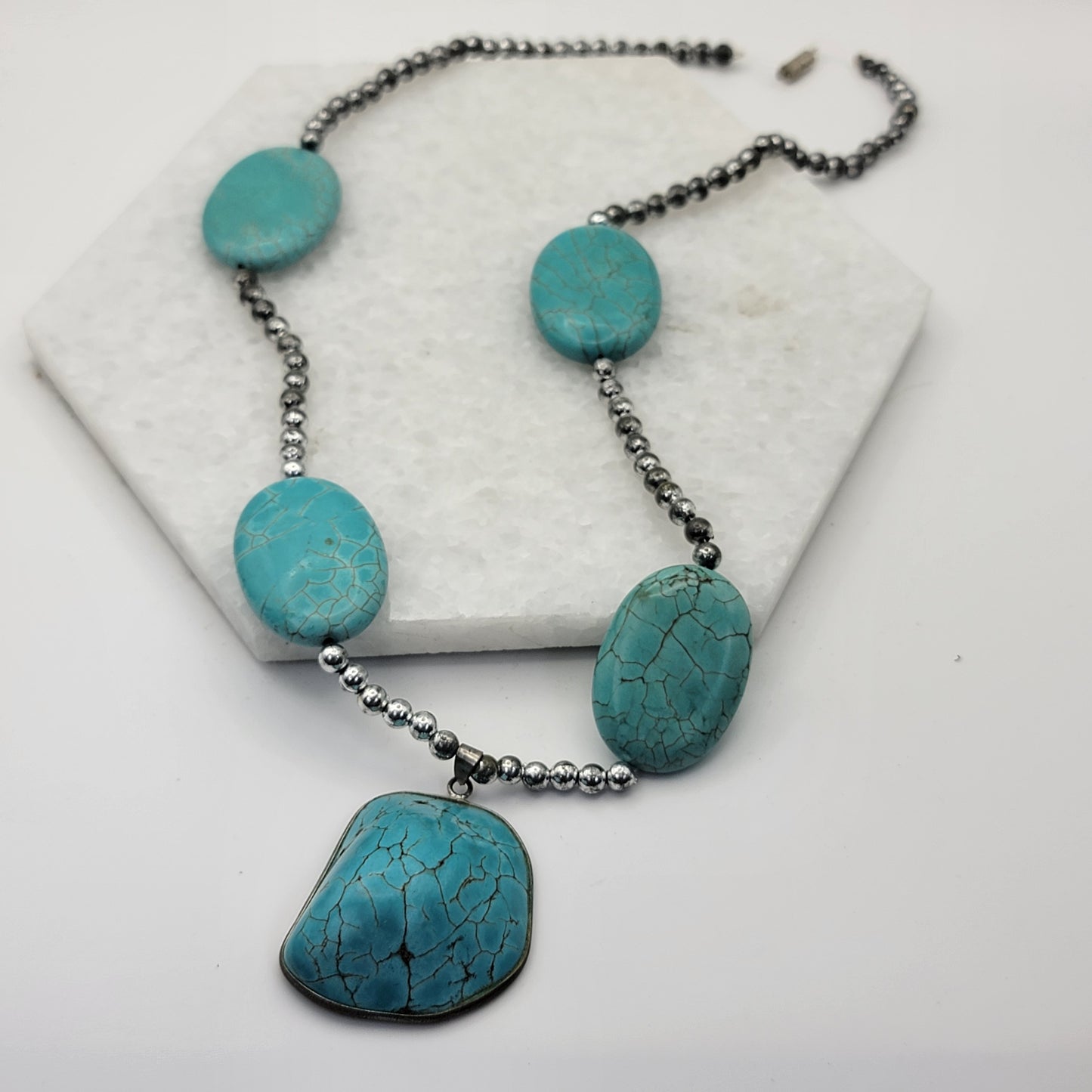 Man Made Turquoise Necklace