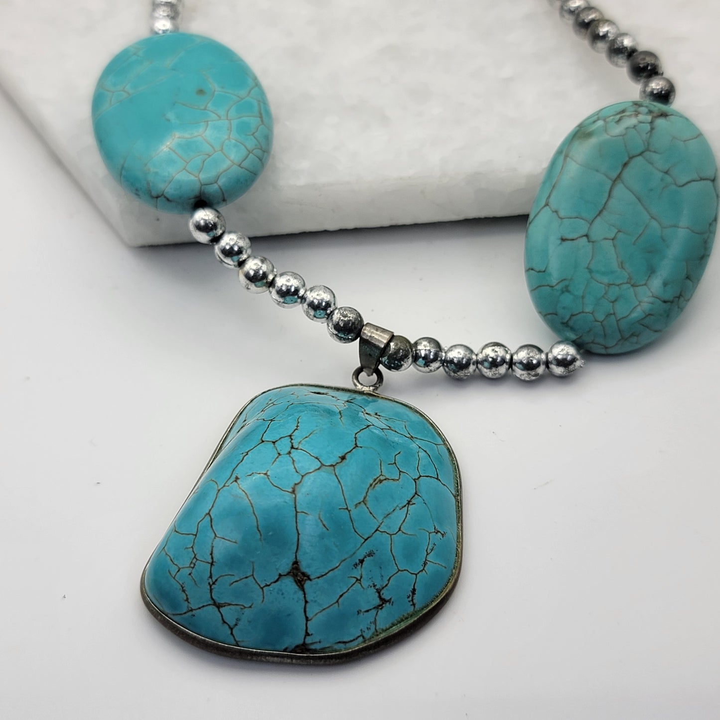 Man Made Turquoise Necklace