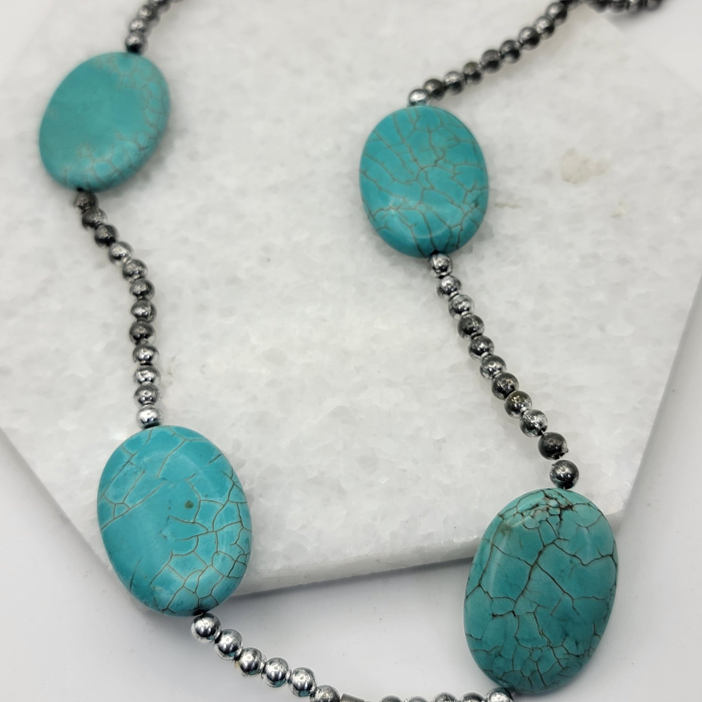 Man Made Turquoise Necklace