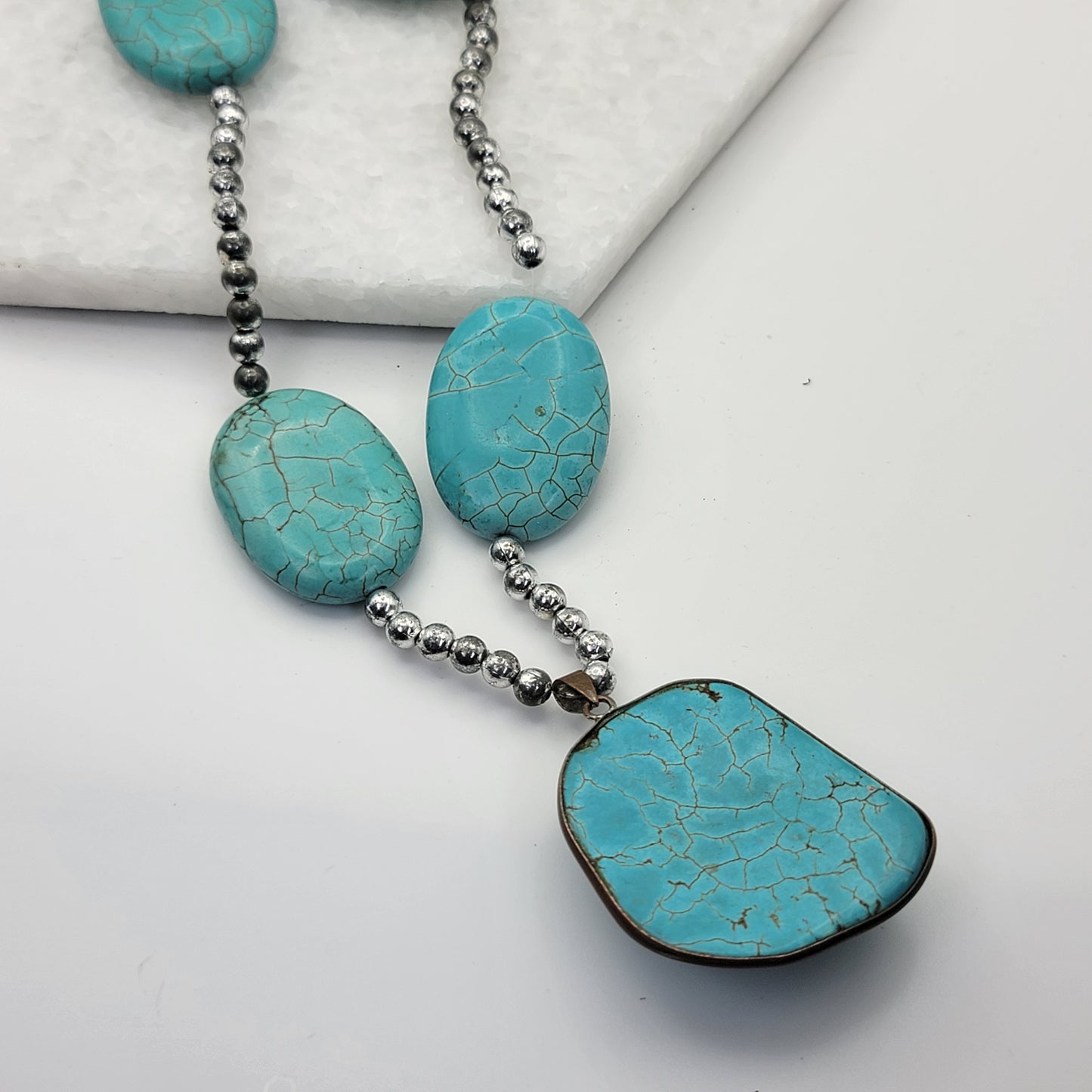 Man Made Turquoise Necklace