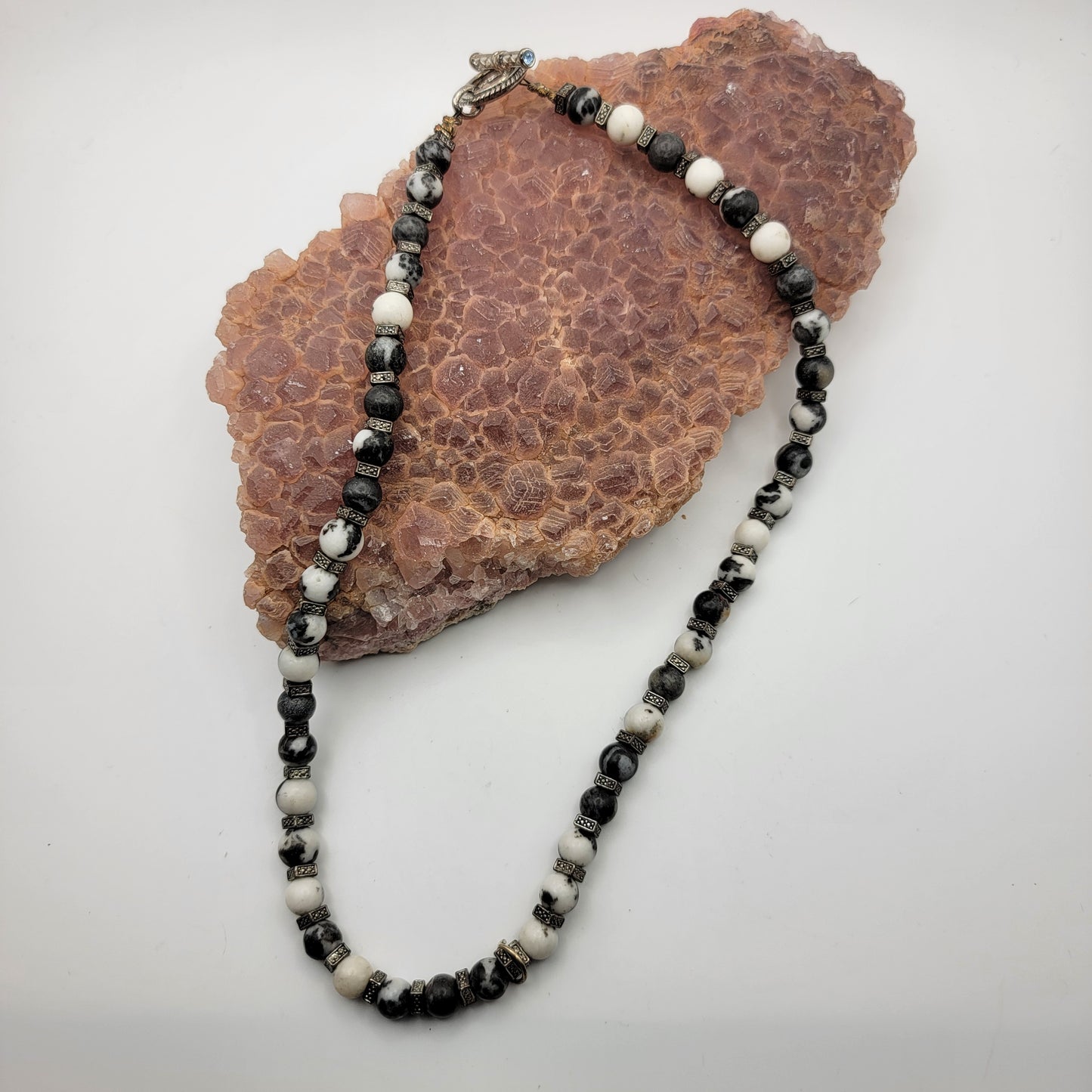 Zebra Jasper Beaded Necklace