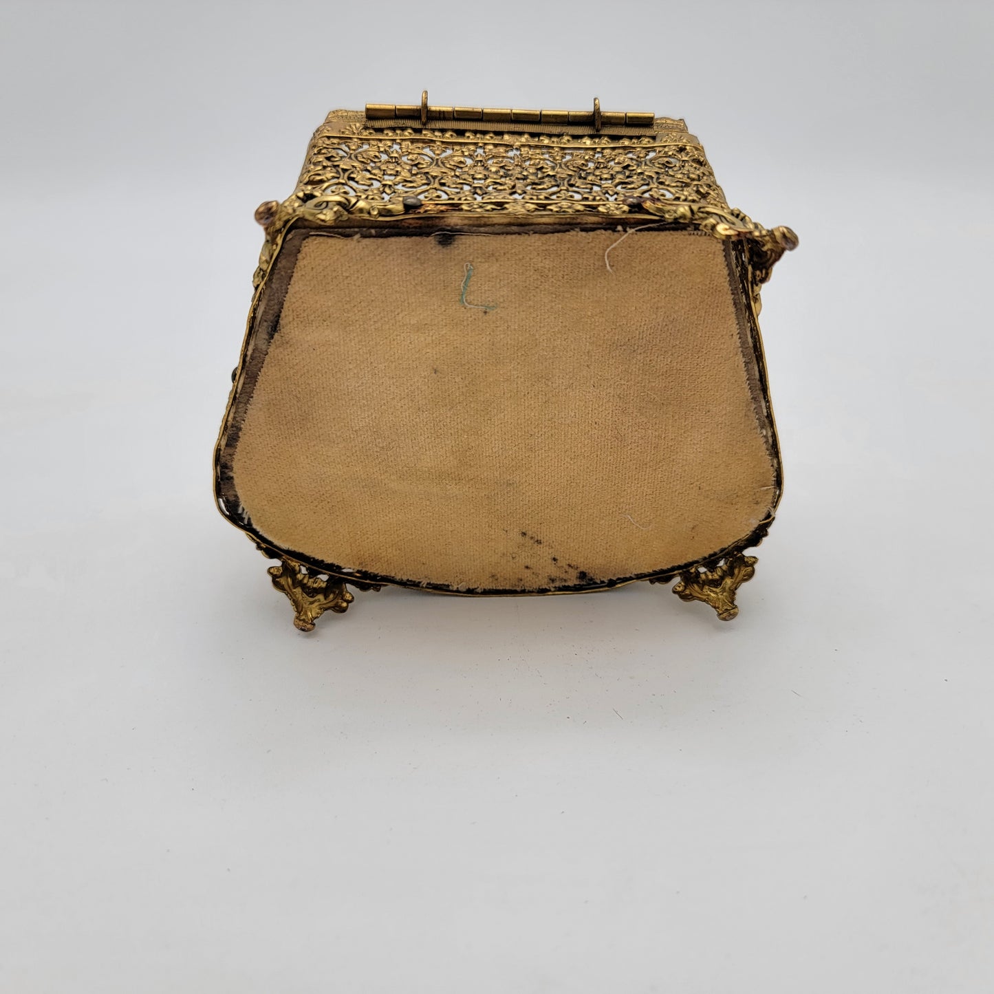 Gold Ormolu Jewelry Casket