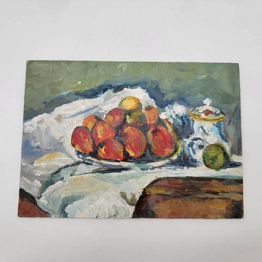 Impressionist Still Life Original Painting on Board