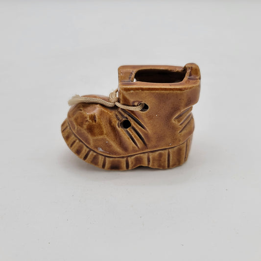 Vintage Shoe Match / Toothpick Holder