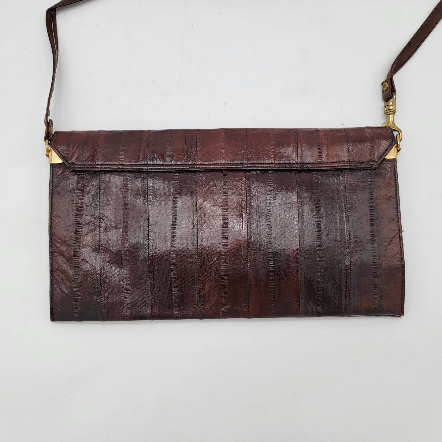 Brown Eelskin Purse