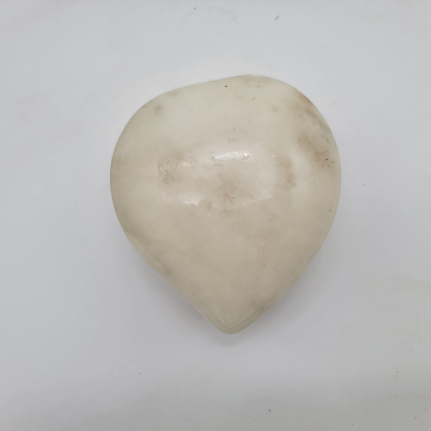 Alabaster Heart Trinket Box