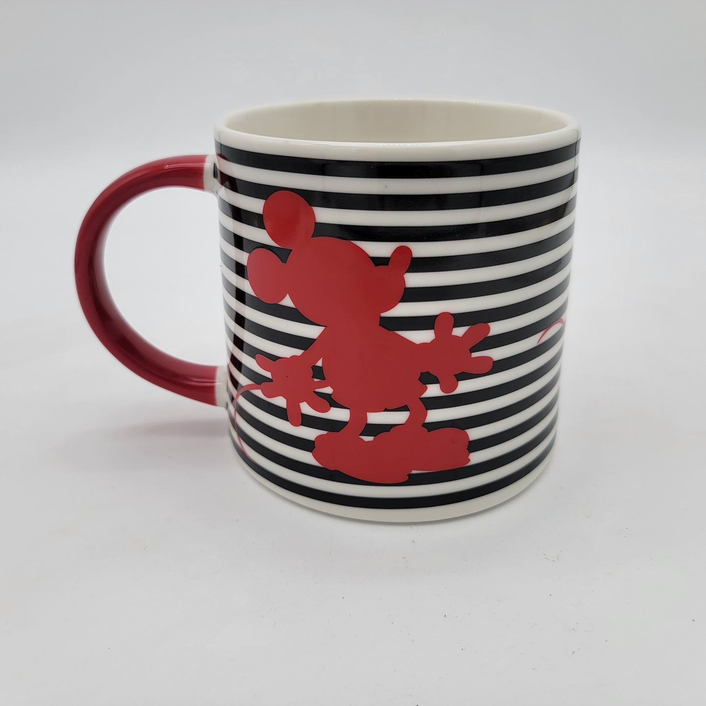 Oversized Red Mickey Mouse Silhouette Mug