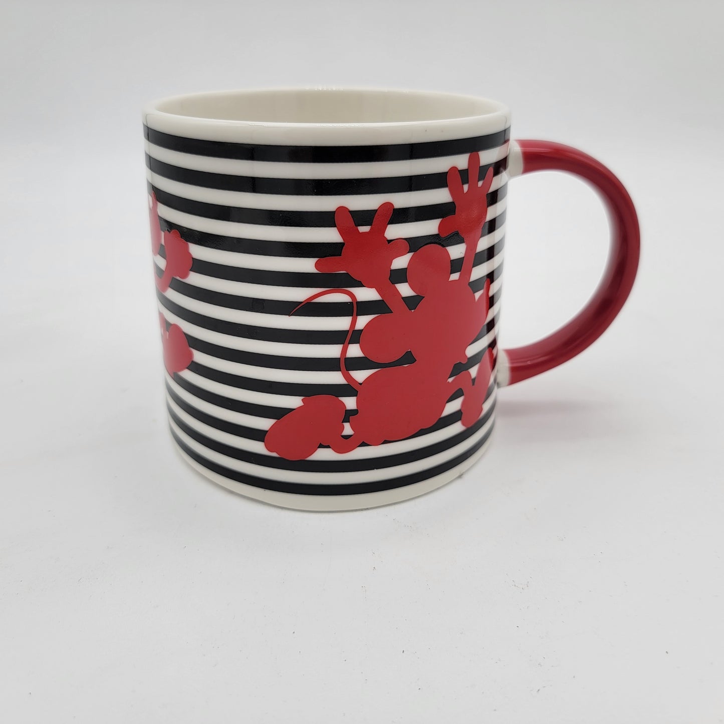 Oversized Red Mickey Mouse Silhouette Mug