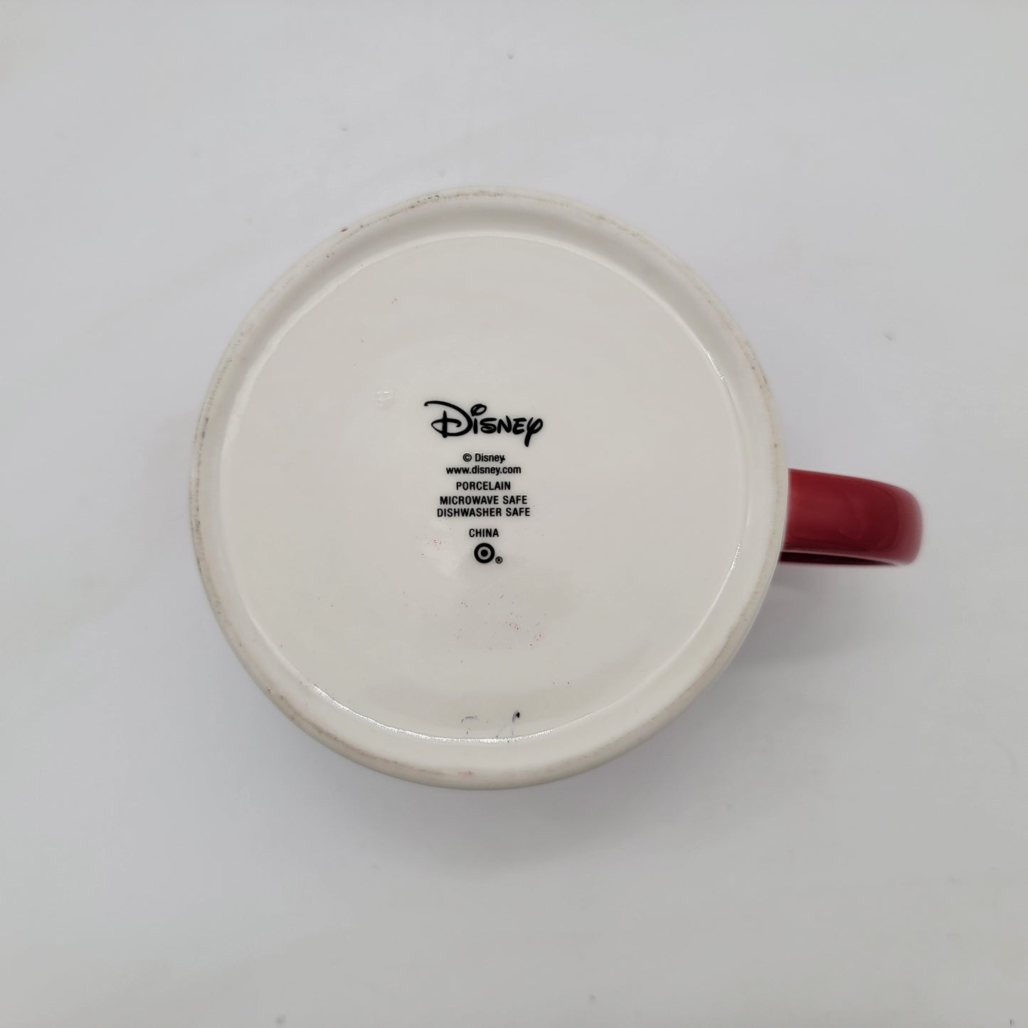 Oversized Red Mickey Mouse Silhouette Mug