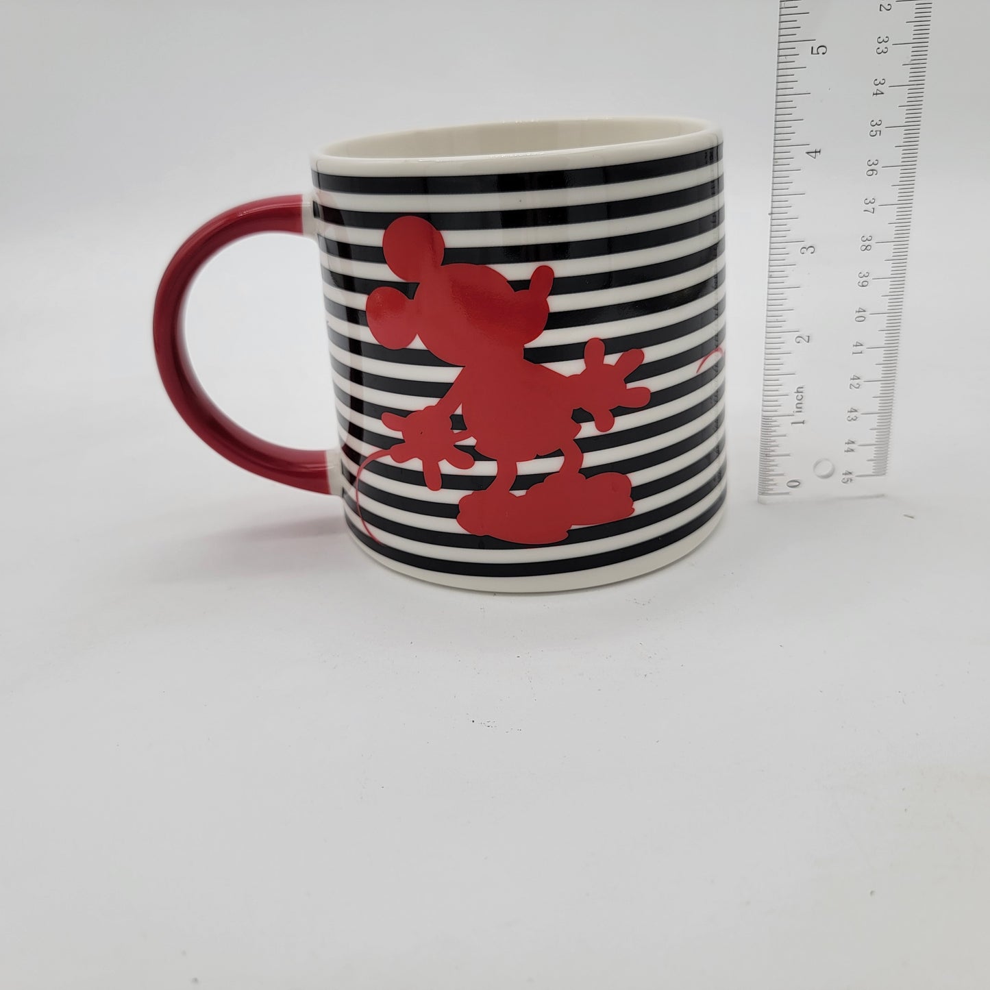 Oversized Red Mickey Mouse Silhouette Mug