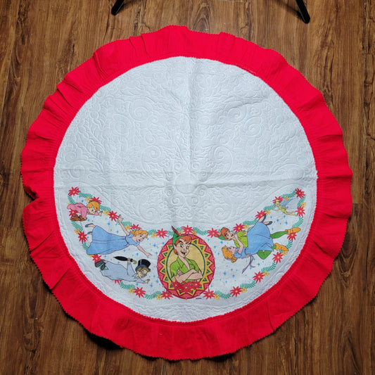 Vintage Peter Pan Xmas Tree Skirt