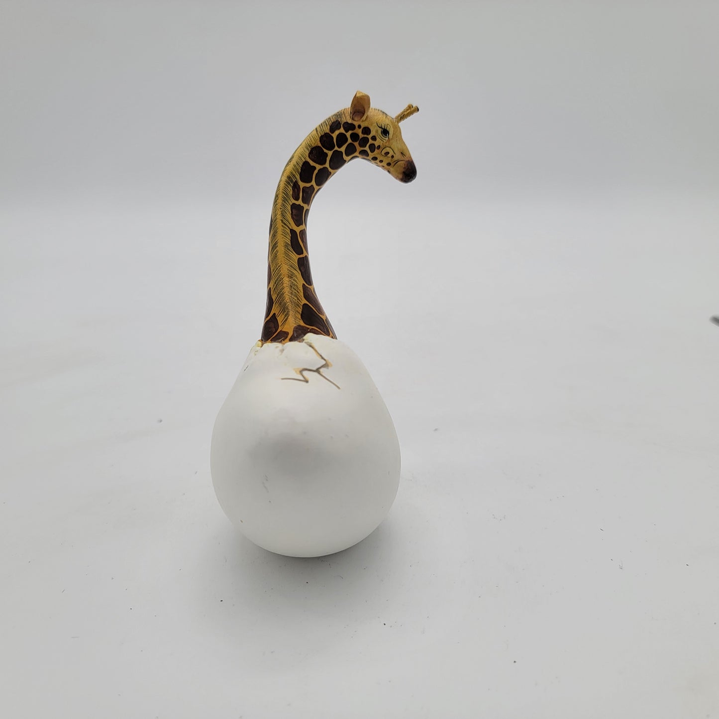 Artist Signed Giraffe Hatching from Egg