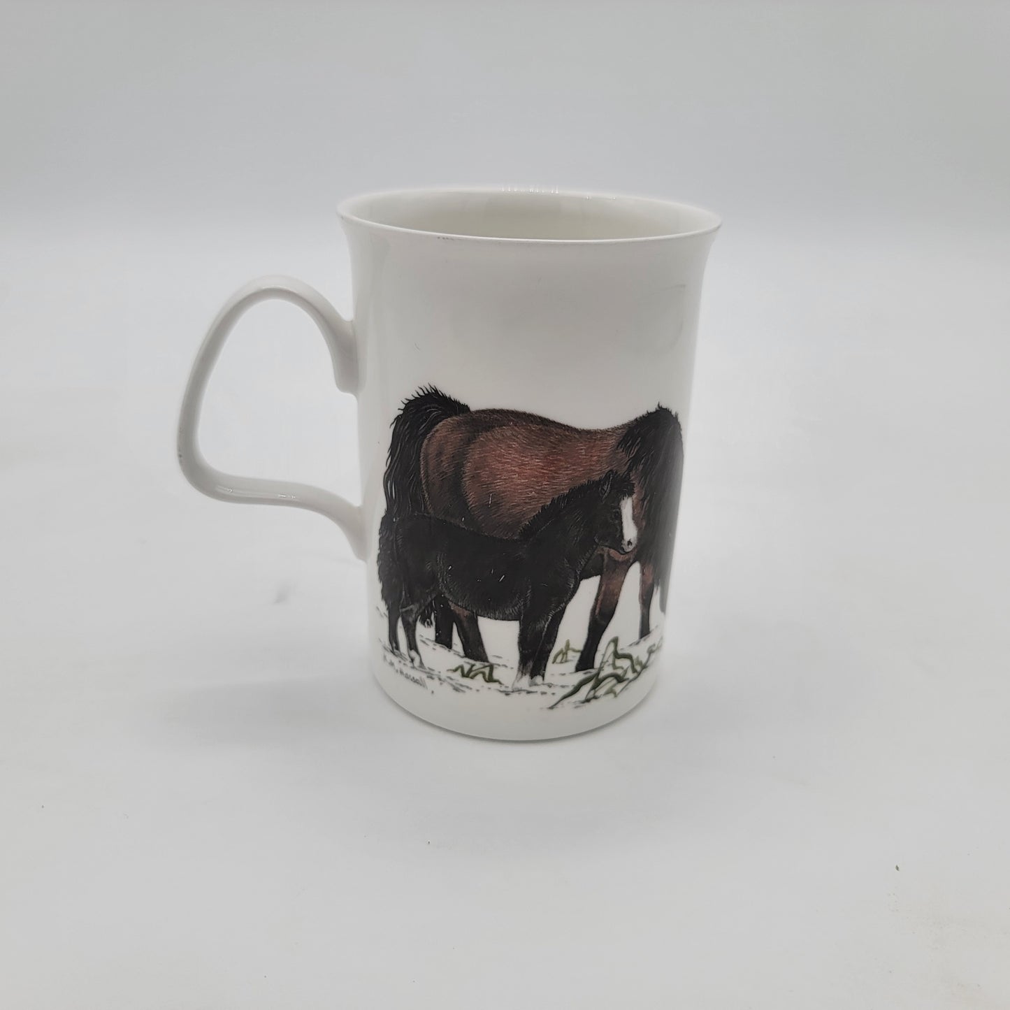 Roy Kirkham Shire Horses Mug Nursing Foal