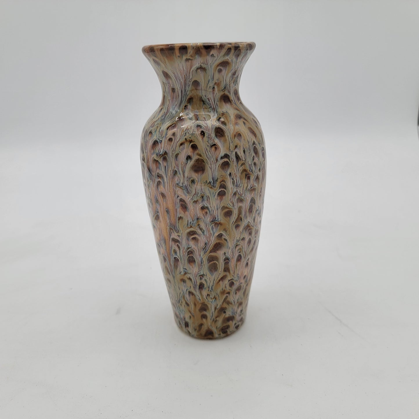 Brown Textured Pottery Vase