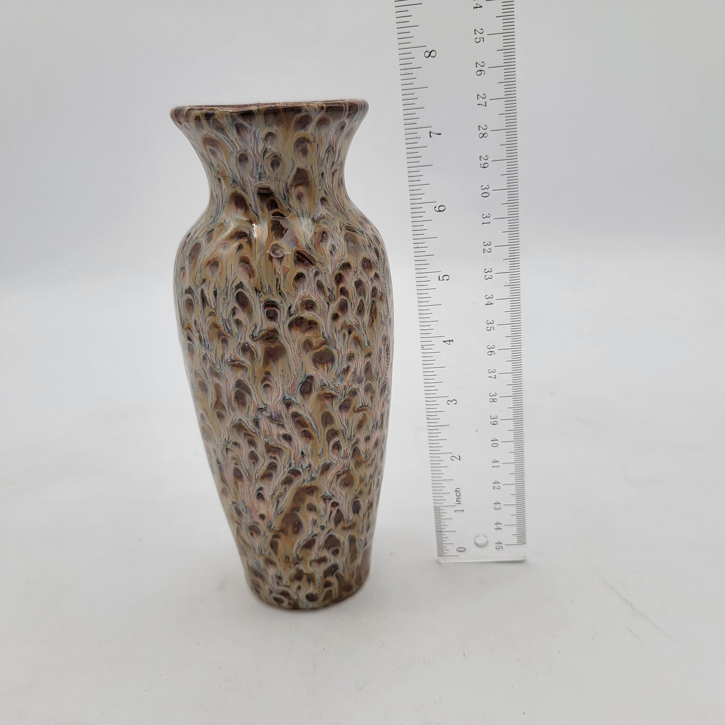 Brown Textured Pottery Vase