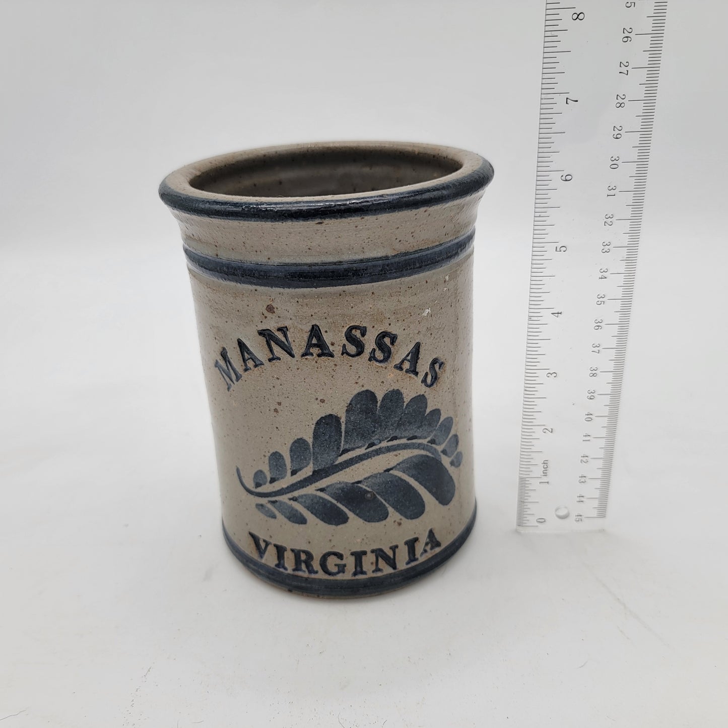 Manassas Virgina Stoneware Crock