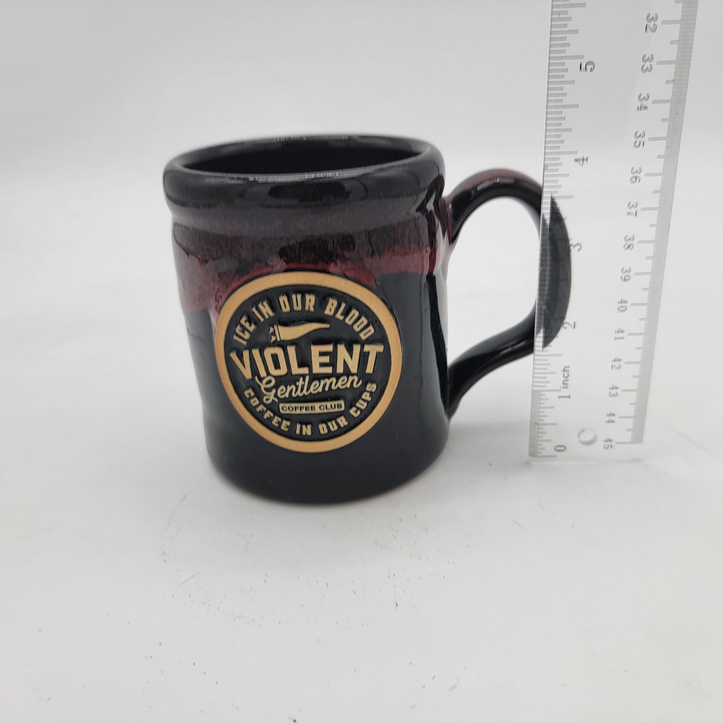 Deneen Pottery Violent Gentlemen Coffee Club Mug