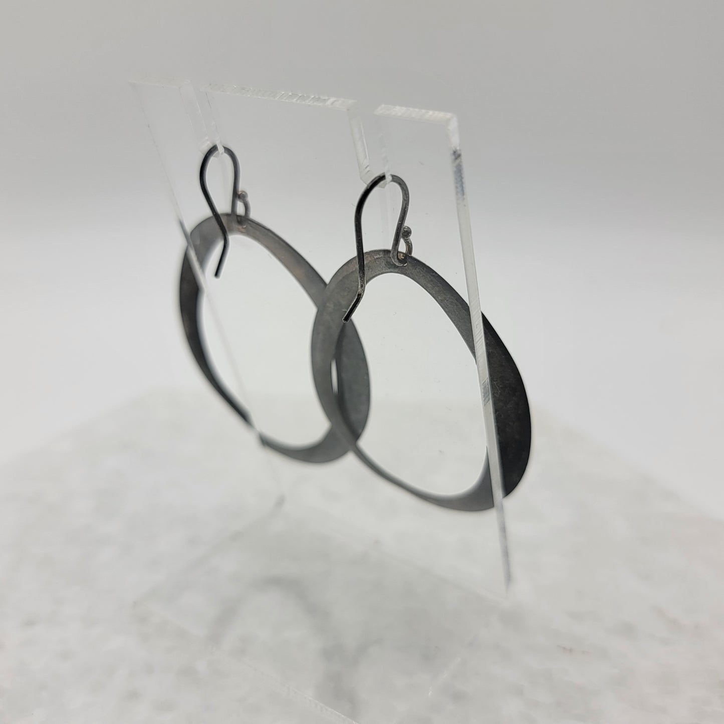 Ippolita 925 Sterling Silver Hoop Dangle Earrings