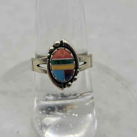 Signed Zuni Sterling Ring Size 5.75