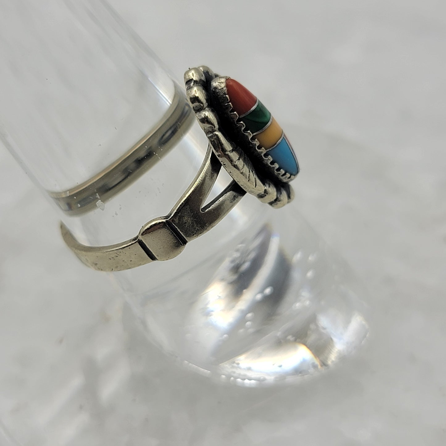 Signed Zuni Sterling Ring Size 5.75 Long