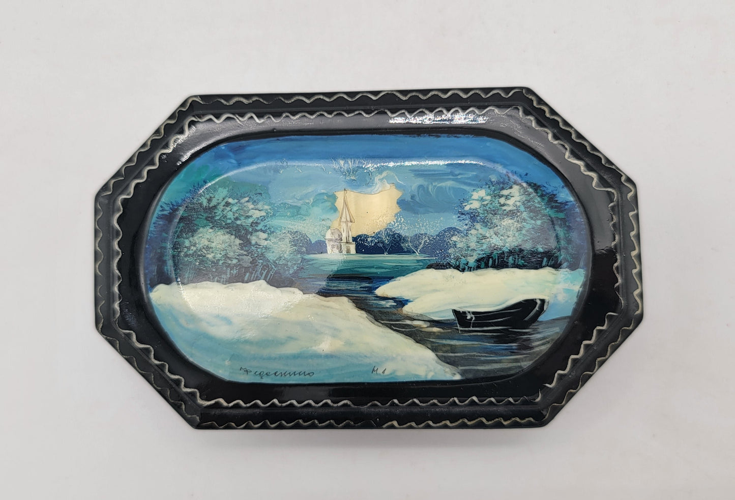 Handpainted Russian Lacquer Box