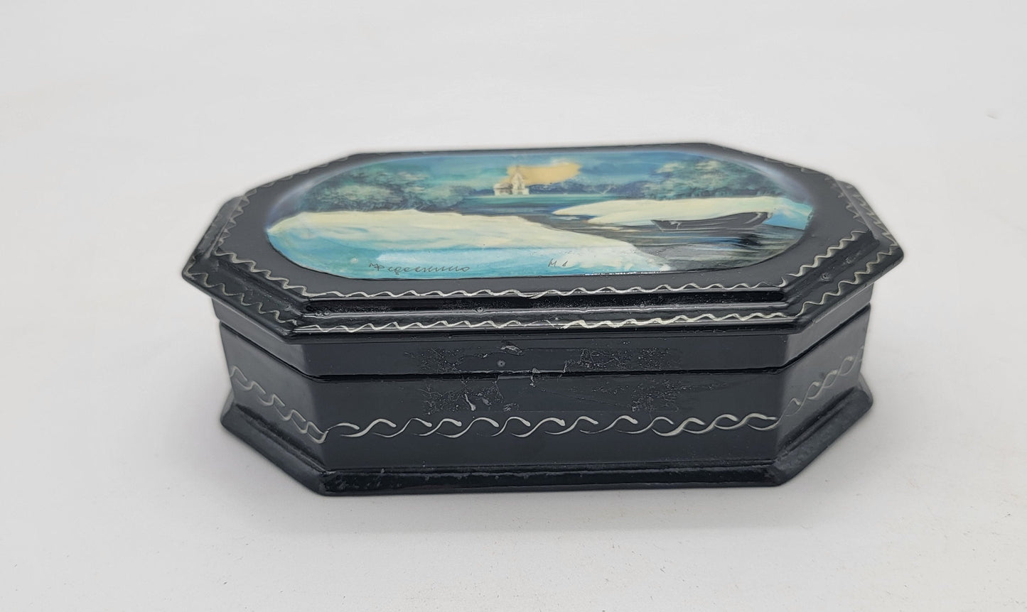 Handpainted Russian Lacquer Box