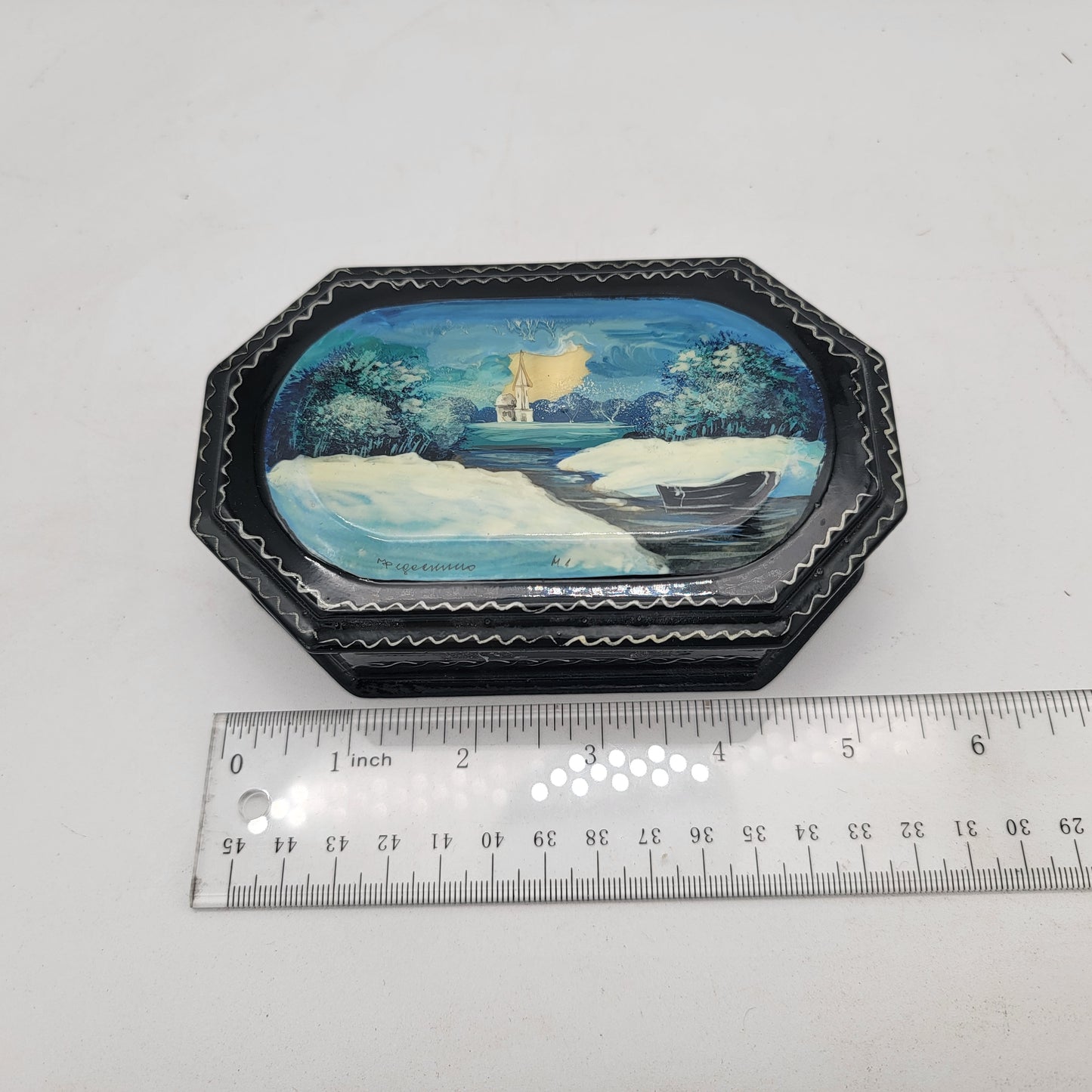 Handpainted Russian Lacquer Box