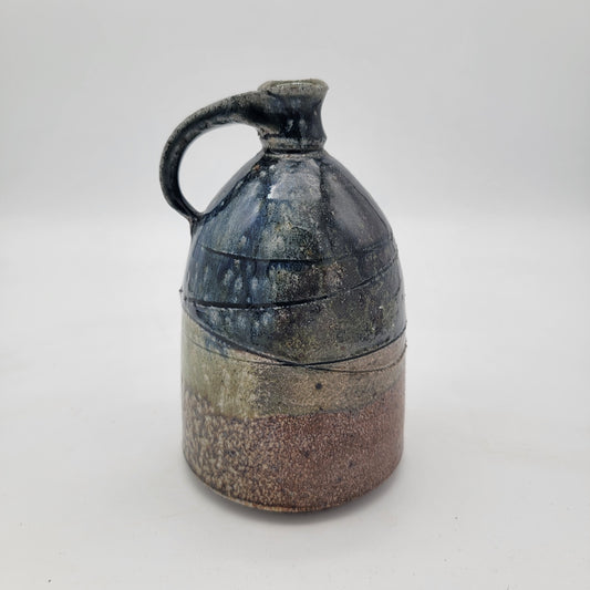 Art Pottery Jug Vase with Handle