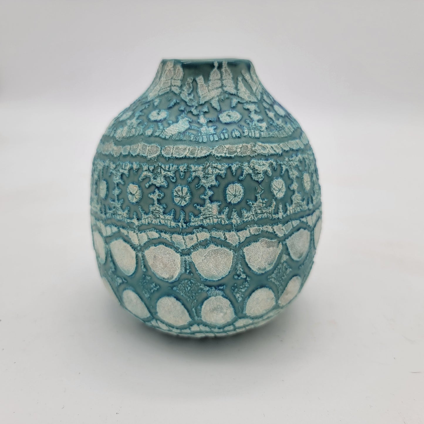 Blue Art Pottery Vase