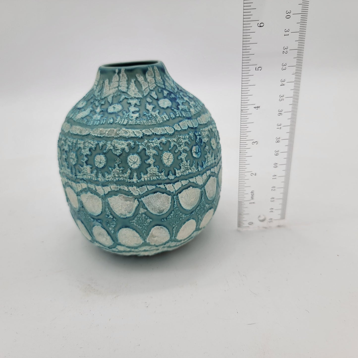 Blue Art Pottery Vase