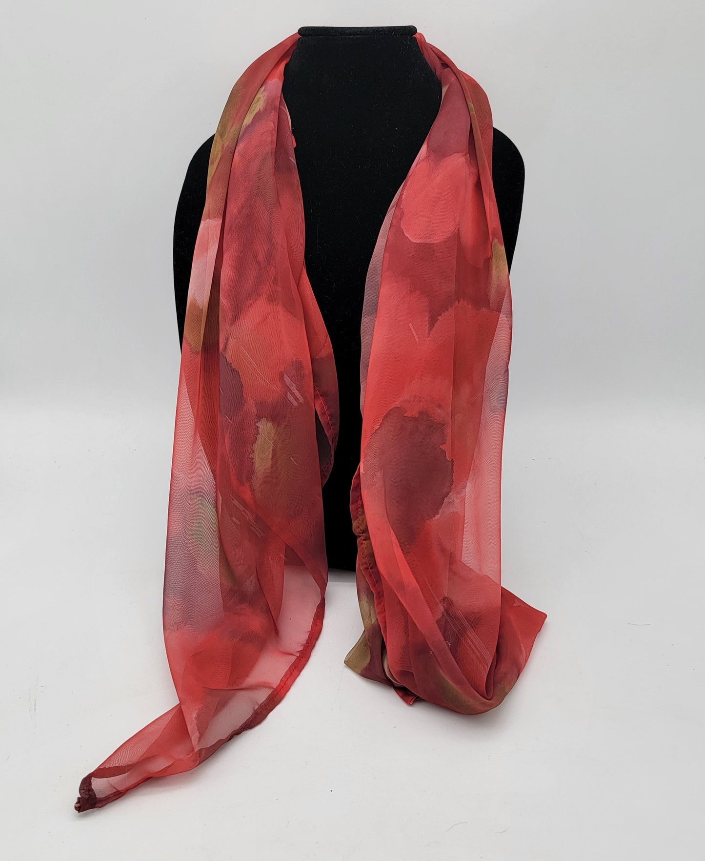 Vintage Silk Scarf Floral