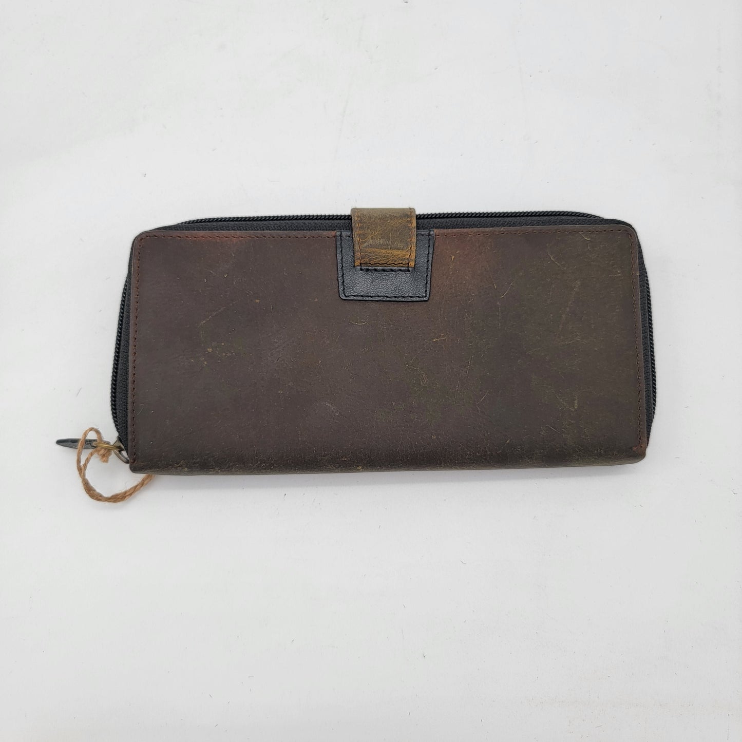 Myra Bag Wallet Brown Distressed Leather