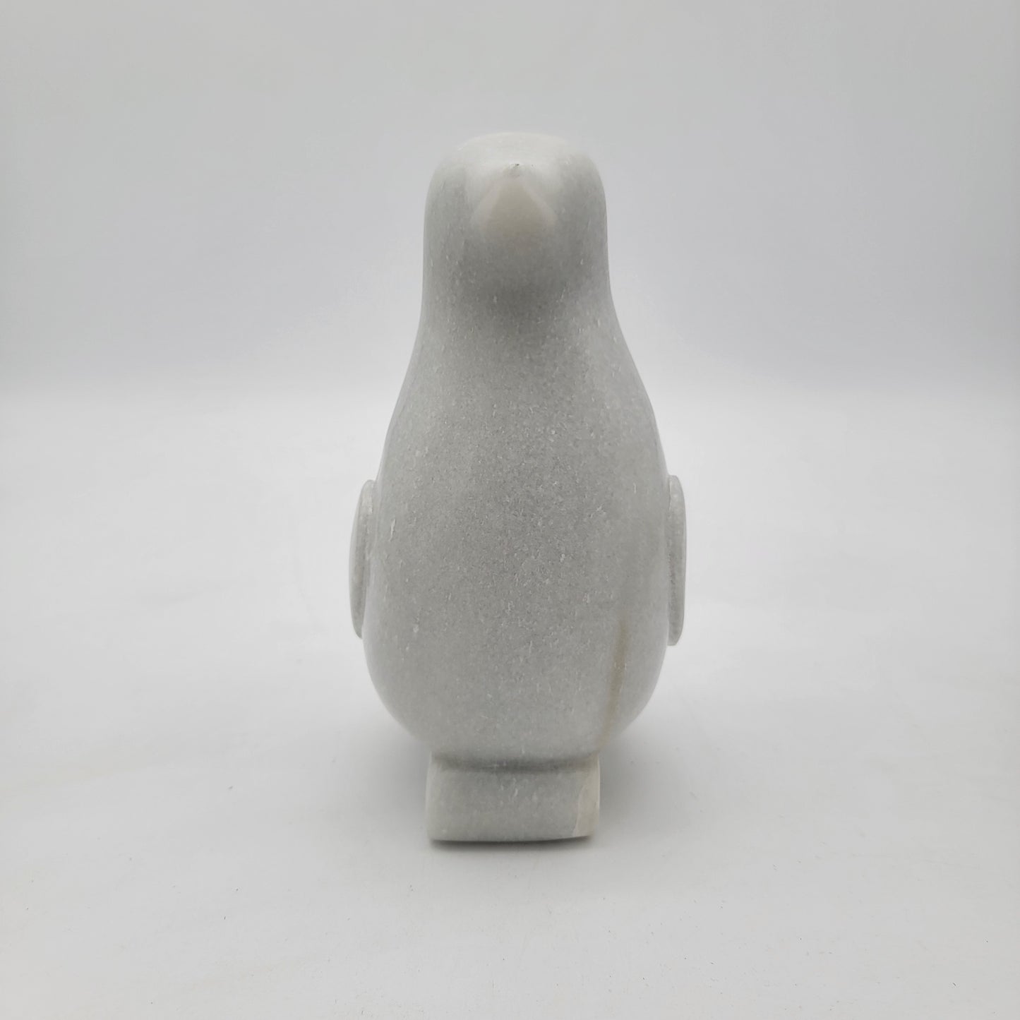 Carved Marble Penguin 8"