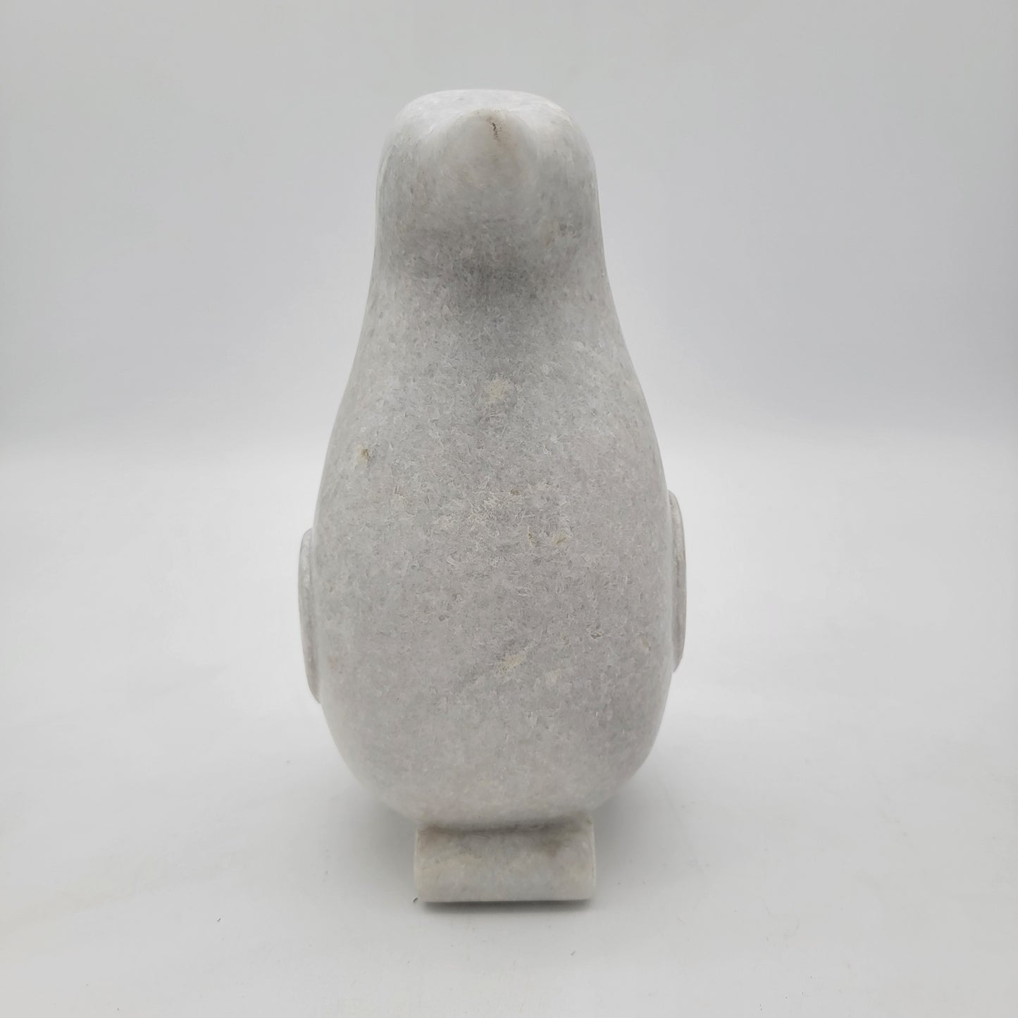 Carved Marble Penguin 10"