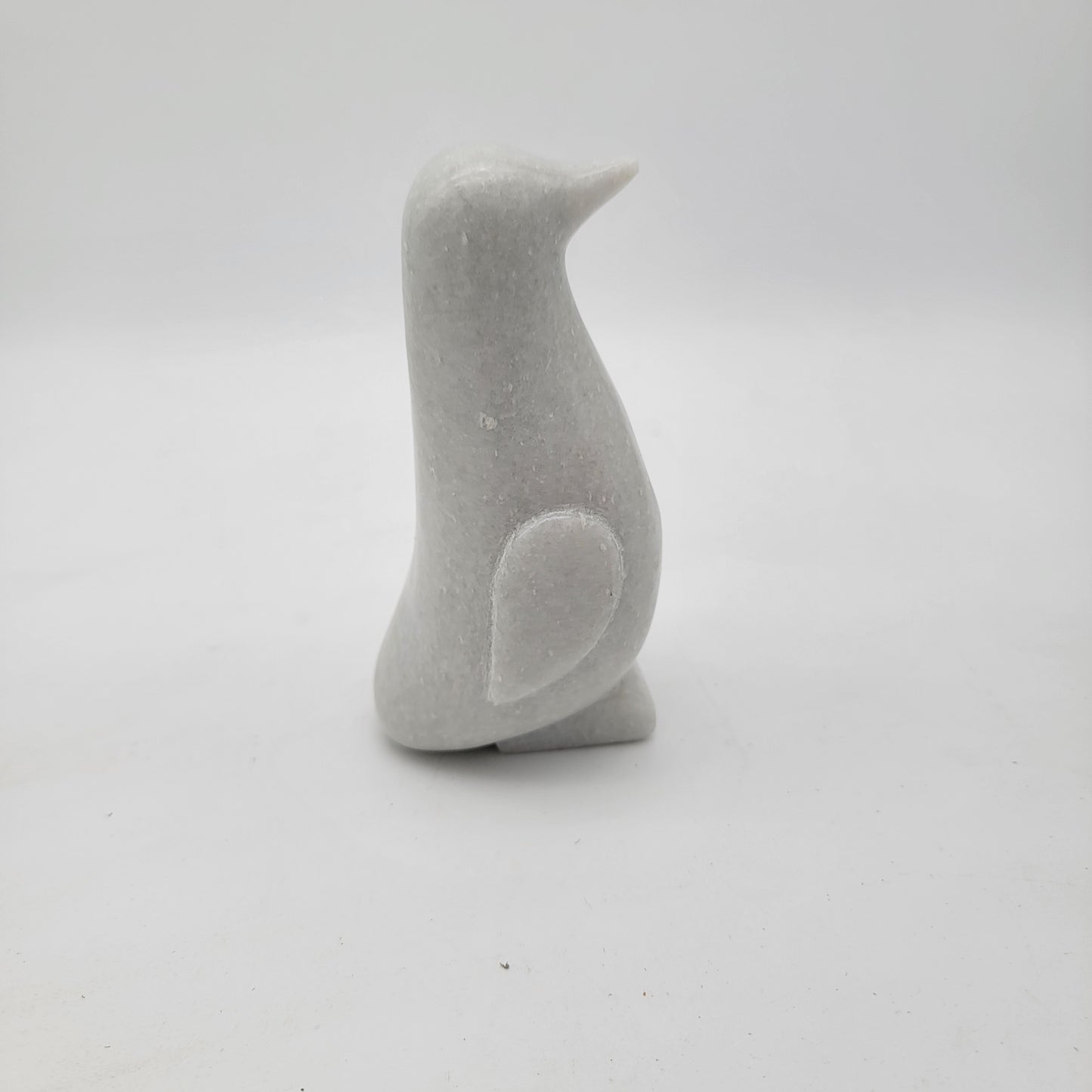 Carved Marble Penguin 6"