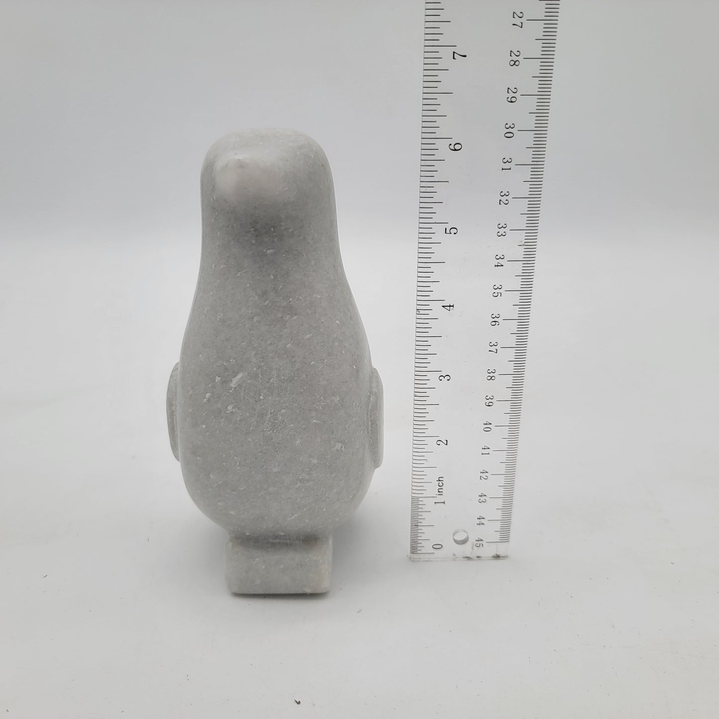 Carved Marble Penguin 6"