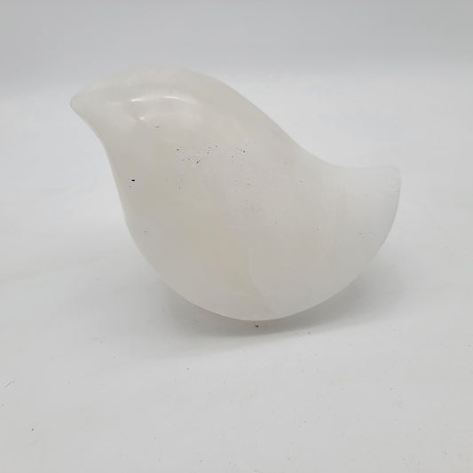 Alabaster Abstract Bird Sculpture