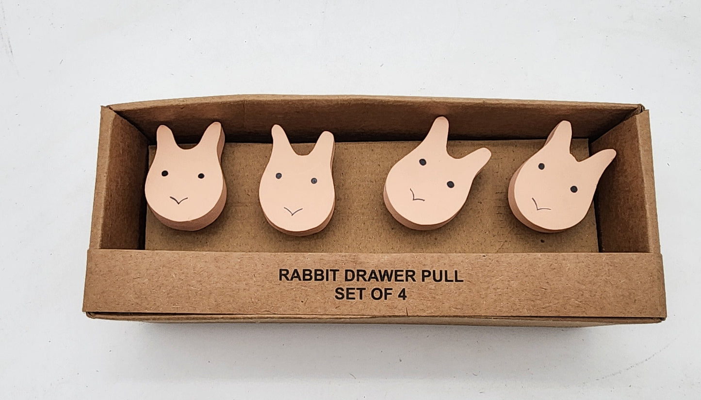 World Market Set of 4 Bunny Drawer Pulls