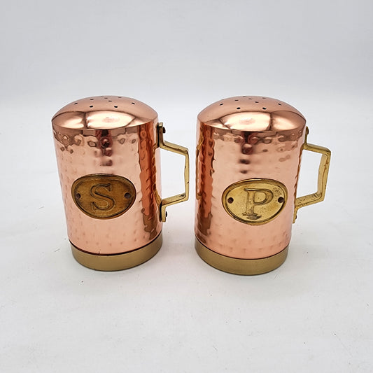 Copper Salt and Pepper Shakers