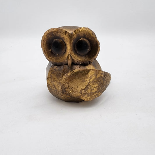 Pottery Barn Gold Owl