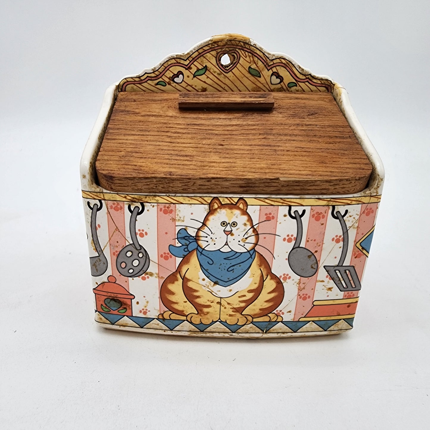 Lisa Berrett Fat Cat Shaker Set - Napkin Holder as Found