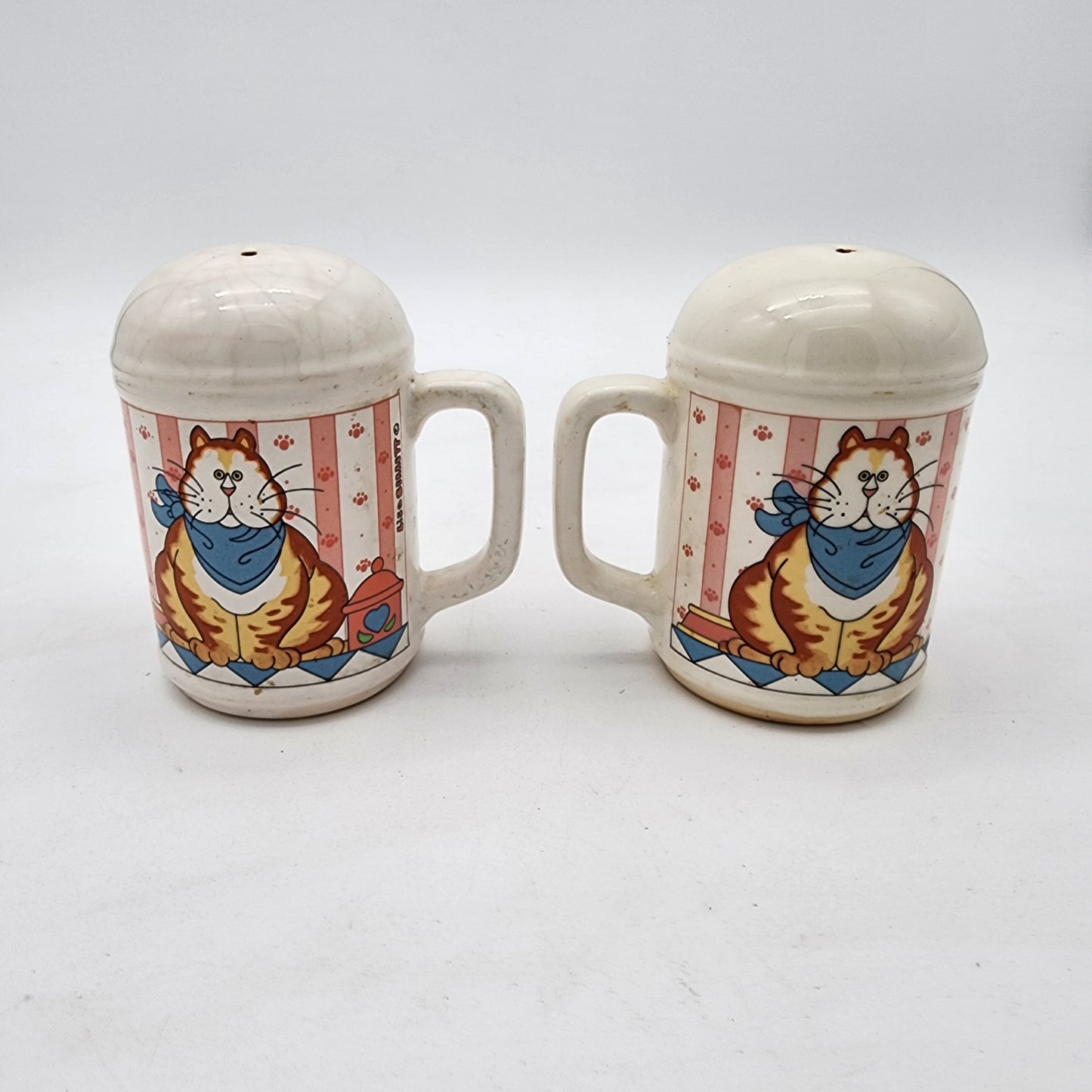 Lisa Berrett Fat Cat Shaker Set - Napkin Holder as Found