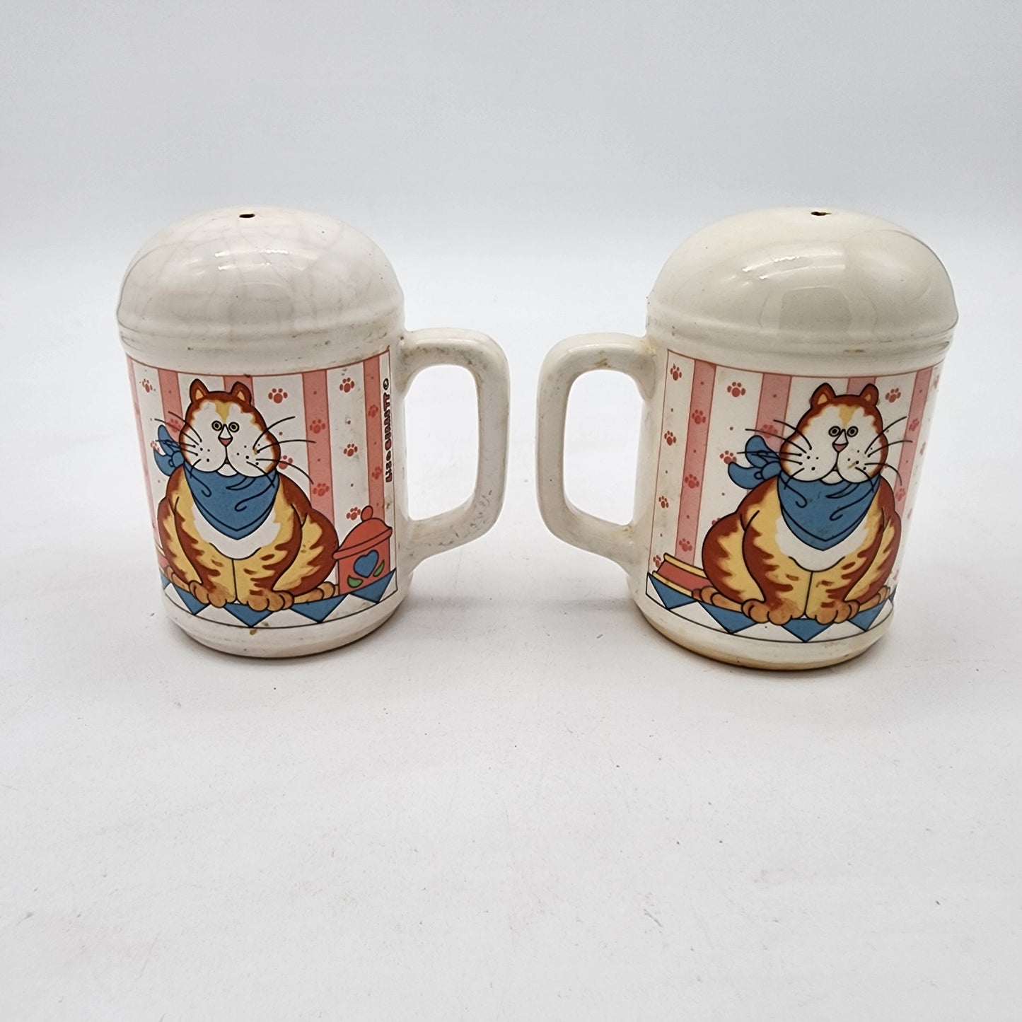 Lisa Berrett Fat Cat Shaker Set - Napkin Holder as Found