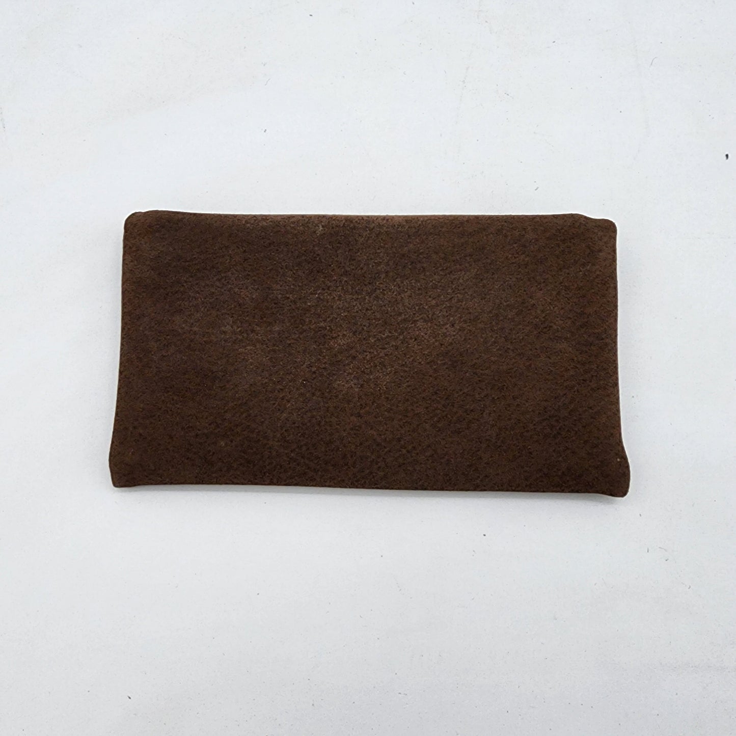 Suede Clutch with Horse Bit Design