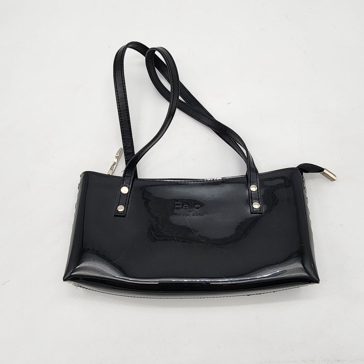 Beijo Black Patent Leather Purse