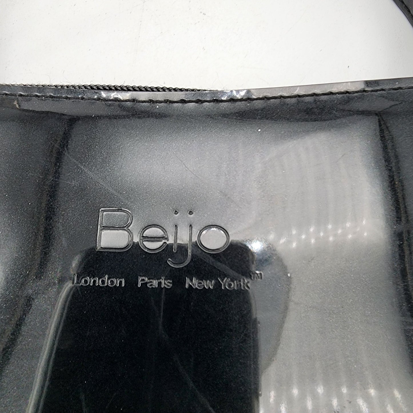 Beijo Black Patent Leather Purse