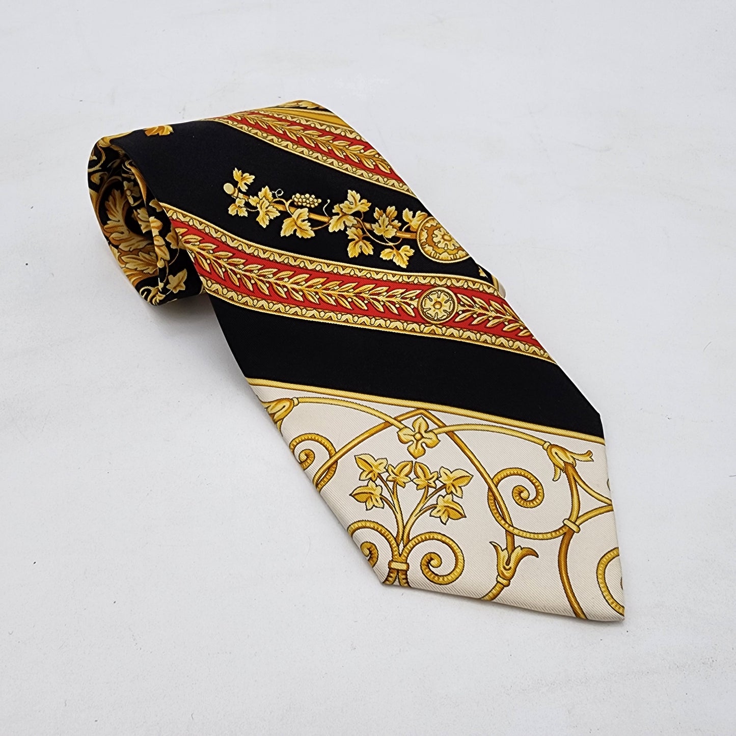 Gianni Versace 100% Silk Tie Baroque