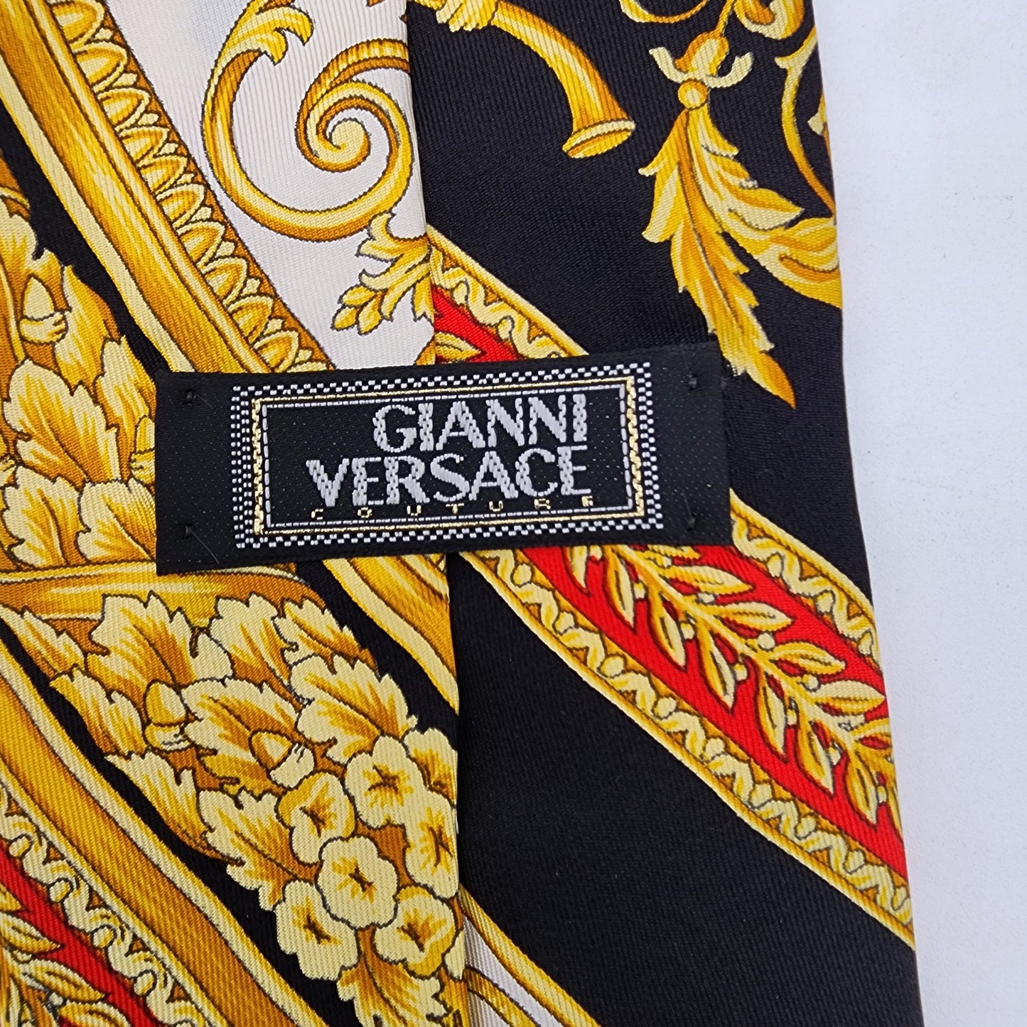 Gianni Versace 100% Silk Tie Baroque