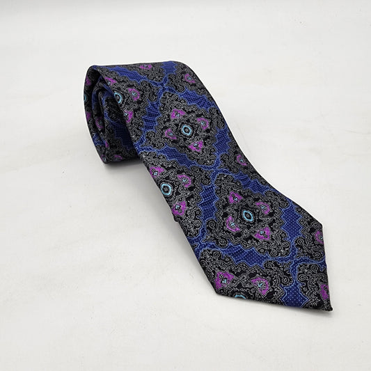 Ermenegildo Zegno 100% Silk TIe Made in Italy